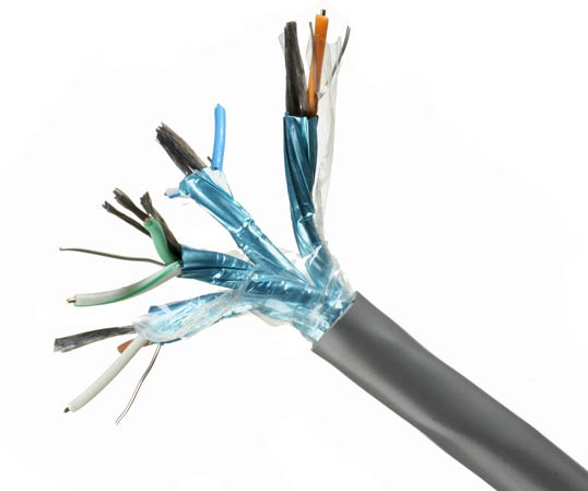 DataMax Multipair T1, E1, xDSL – 22 AWG, 6 pair, unshielded with shielded pairs, PVC, Gray