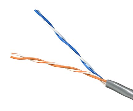 DataMax Patch Cat 5 – 24 AWG, 3 pair, unshielded, PVC, Yellow